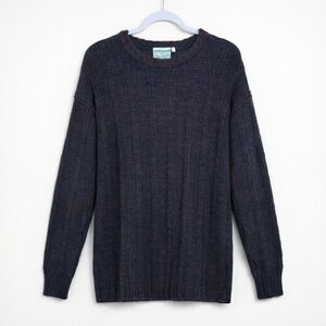 Gaeltarra Irish Wool Sweater‎ L Drop Shoulder Eclectic Grandpa Fisherman Granola